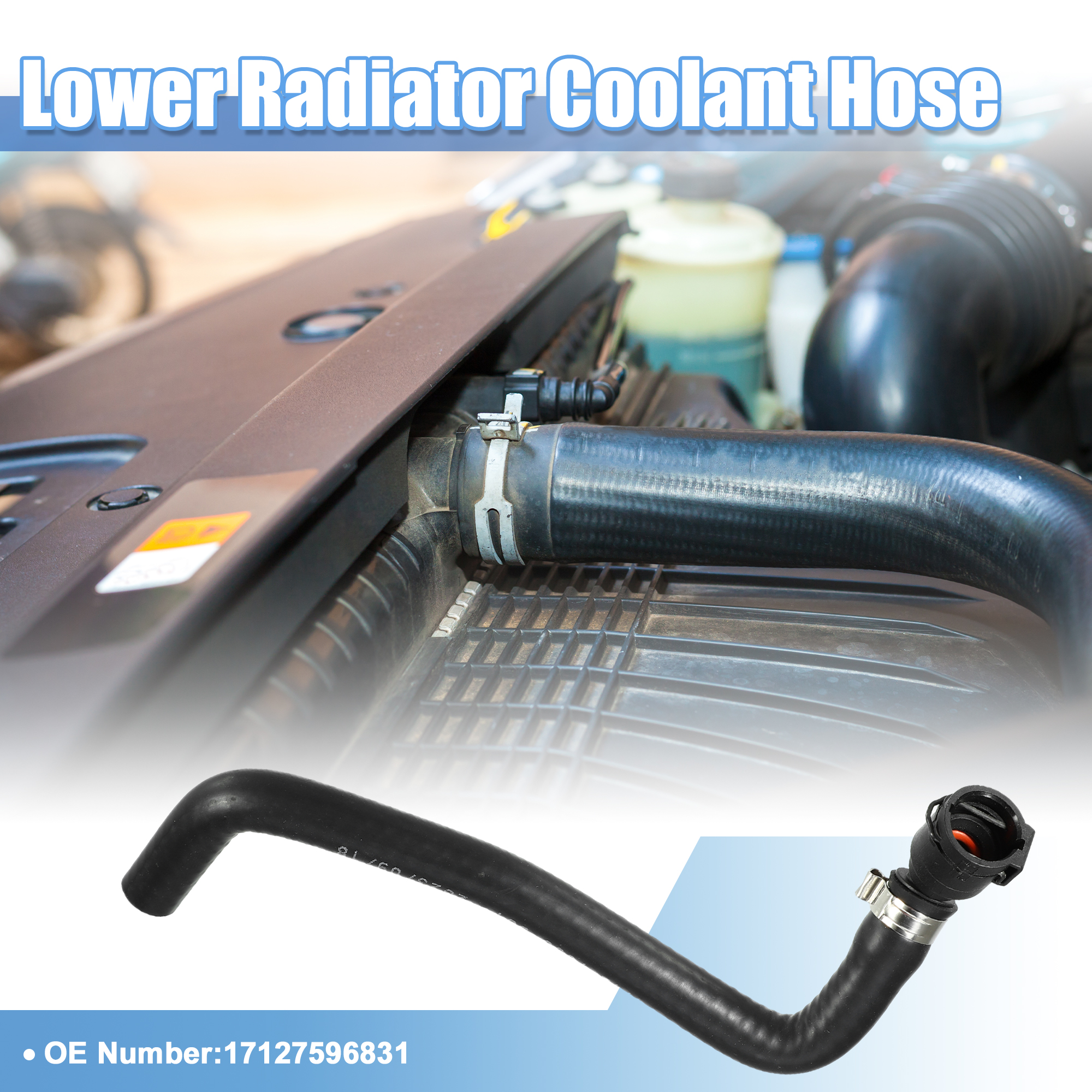 Unique Bargains Radiator Coolant Hose for BMW 320i Base 2.0L L4 - Gas 2013-2016