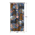 thumbnail image 5 of Dachshund and Flower Shower Curtain 36"x72" ,Bathroom Decorative Shower Curtains Set with 12 Hooks,Modern Waterproof Washable Shower Curtain, 5 of 6