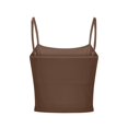 thumbnail image 6 of Weikingp Womens Camisole Tank Tops Camisole Tops For Women Built In Bra Womens Tank Tops Sleeveless Tops For Women Going Out Tops Brown XL, 6 of 7