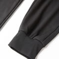 thumbnail image 6 of OSOLU Solid Color Men's Sports Sweatpants Knee Length Breathable Elastic Shorts Fitness Casual Running Shorts Men Daily Relaxed Fit Breathable Bottoms, 6 of 8