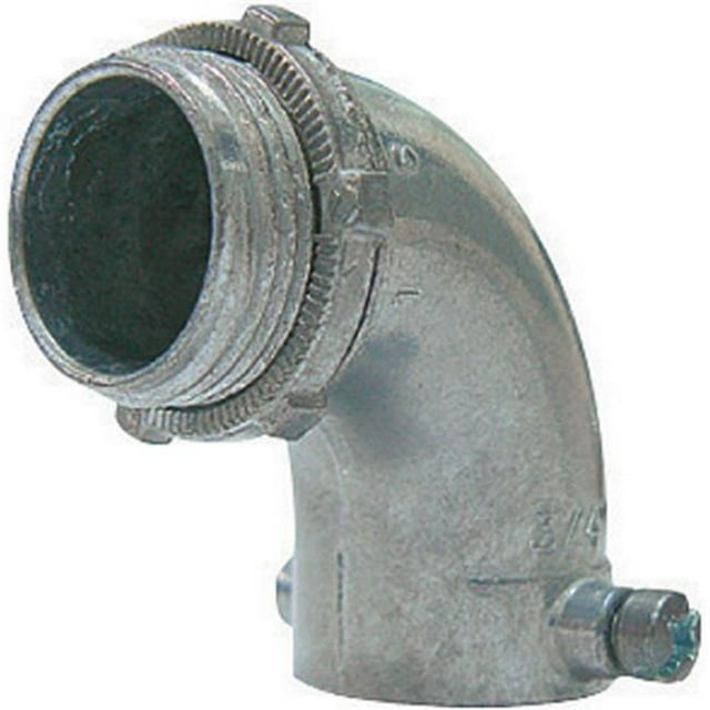 Gampak 49047 EMT Set Screw Connector 90 deg 0.5 in.