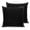 Black, Brown, Gray, variant on Pillow Covers 26x26 Set of 2, Black Textured Throw Pillow Covers Decorative Couch Cushion Cover, Farmhouse Country Woven Striped Microfiber Soft Square Pillowcases for Bedroom Living Room Sofa