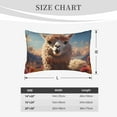 thumbnail image 4 of Daiia Fluffy Alpaca Mountain Meadow Bedding Waterproof Pillow Protector Zippered Queen – Bed Bug Proof Pillow Encasement-16"x24", 4 of 6