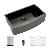 Rainlex 30"x20"x9"，Farmhouse Apron Single Bowl Stainless Steel Kitchen Sink， Include 3  Accessories