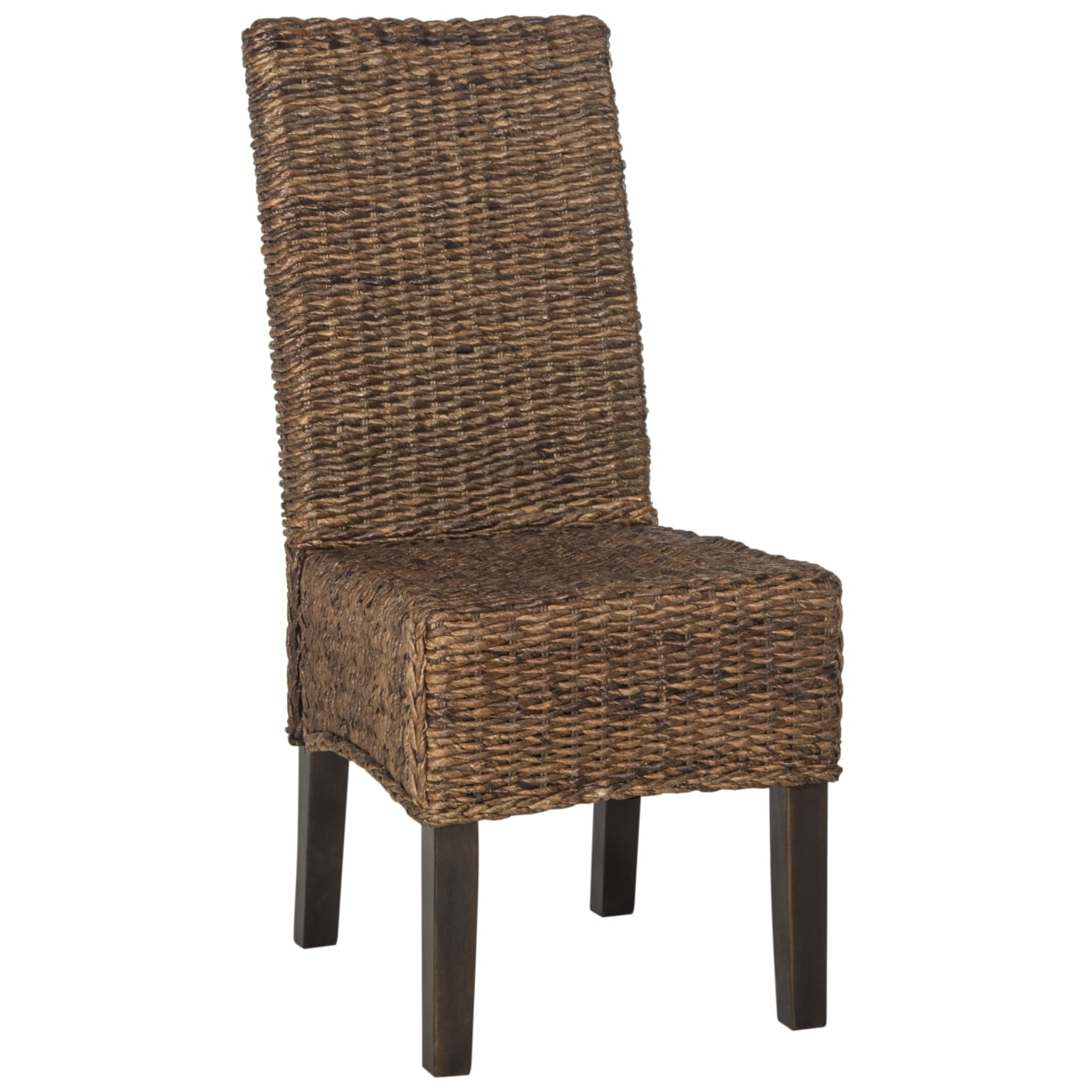 Safavieh Avita 18''H Wicker Dining Chair, SEA8012B-SET2
