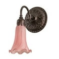 thumbnail image 4 of Meyda Tiffany 216932 Pink Pond Lily 10" Tall Wall Sconce - MultiColor, 4 of 4