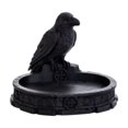 thumbnail image 2 of Gothic Raven Jewelry Dish Tray with 3D Printed Intricate Carving, 1 Piece, Matte Black, for Entryway Table, Home Decoration, 2 of 4