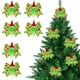 thumbnail image 1 of Lazo Navideño con Gorro de Papá Noel | Lazo Verde para Adornos de Árbol, Coronas y Regalos | Accesorio Decorativo Duradero para El Hogar, 1 of 6