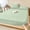 Auqamarin Beige, variant on Twin XL Size Fitted Sheet Set - Sage Green Striped 2 Piece Bedding Sets 16" Deep Pocket Fitted Sheet with 1 Pillowcases, Modern Simple Farmhouse Beige Brushed Microfiber Hotel Luxury Bed Sheets