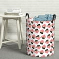 thumbnail image 6 of Lsque Dachshund dogs and hearts Pattern Laundry Hamper Basket, Tall Woven Rope Hamper Basket for Clothes, Lightweight Storage Basket, Collapsible Waterproof-Medium, 6 of 6