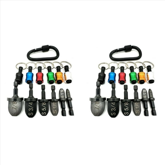 12X Herramienta de Estampado HVAC Juego de Reparación de HVAC, Herramienta de Estampado de Expansor de Tubo de Cobre para Aire Acondicionado Broca de Estampado de Tubo de Cobre