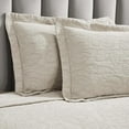 thumbnail image 6 of Superior Hibiscus Cotton Matelasse Bedspread Set, King, Beige, 6 of 9