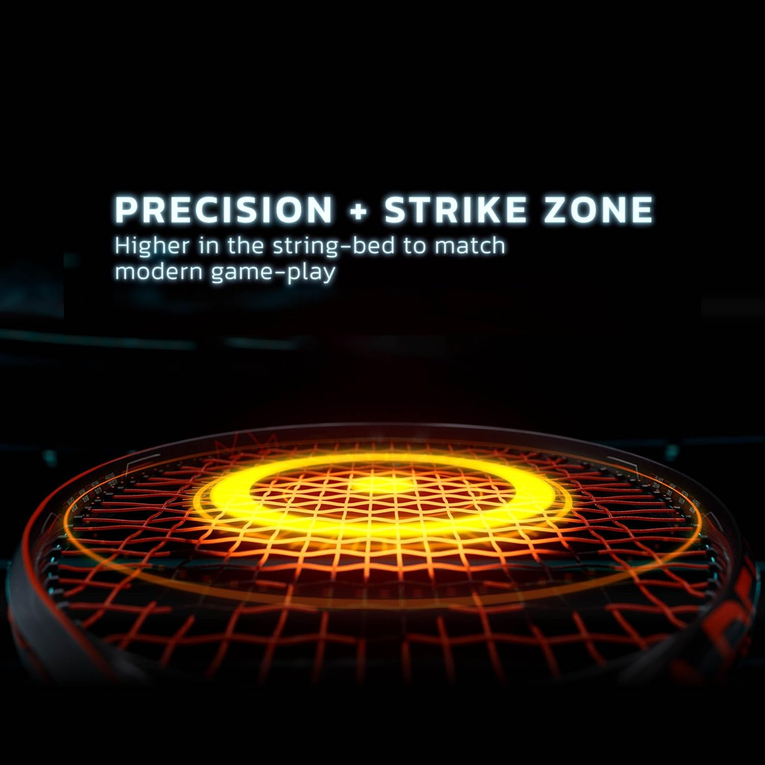 Diadem Axis Team Tennis Racket | 16x19 String Pattern, FS3 Stabilization, Kraibon Vibration Dampening, Precision Strike Zone for Unrivaled Spin & Control (Black/Orange, Grip: 4 1/8" (L1)) (Unstrung)