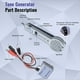 thumbnail image 5 of Kit de Generador de Tonos, Probador de Circuitos de Trazador de Cables, Kit de Tono y Sonda, Probador de Cables 200EP, para Intercalación de Cables de Red, 5 of 5
