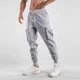 thumbnail image 3 of Pantalones deportivos de algodón para hombre, pantalones deportivos lisos para hombre, pantalones cortos de otoño e invierno, Harajuku, nuevos artículos en Joker, ropa de calle deportiva, 3 of 5