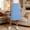 Light Blue, variant on Gifts Dianli Midi Skirt Layered Ruffle Elastic Waist Pocketed Workwear Midi Skirt Plaid Print Pull On Comfortable Breathable Office Casual Travel Everyday Skirt