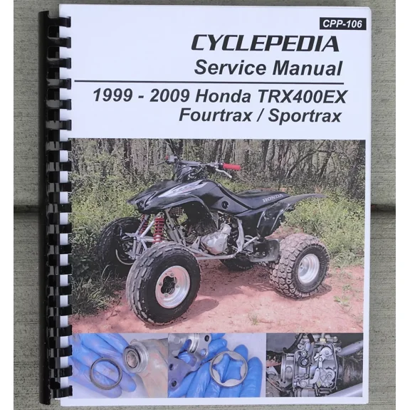 1999-2014 Honda TRX400 Sportrax Fourtrax 400 ATV Quad SERVICE & REPAIR MANUAL