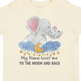 thumbnail image 4 of Inktastic My Nana Loves Me to the Moon and Back Elephant Family Boys or Girls Toddler T-Shirt, 4 of 5