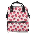thumbnail image 1 of Easygdp Strawberry para Bolsa de Bebé de Gran Capacidad con Múltiples Bolsillos, Bolsa de Pañales para Padres, Bolsa de Viaje Organizada y Elegante, 1 of 6