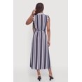 thumbnail image 3 of Women's Striped Sleeveless Midi Shirt Dress, 3 of 3