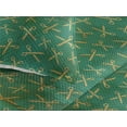 thumbnail image 3 of Ambesonne Grunge Quilted Bedspread Set 3 Pcs, Retro Scissors Pattern Art, King, Forest Green Jade Green, 3 of 4