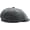 Grey, variant on Newsboy Cap Baker Boy Hat Flat Caps Tweed Adjustable Peaky Herringbone Cloth Cap Hat