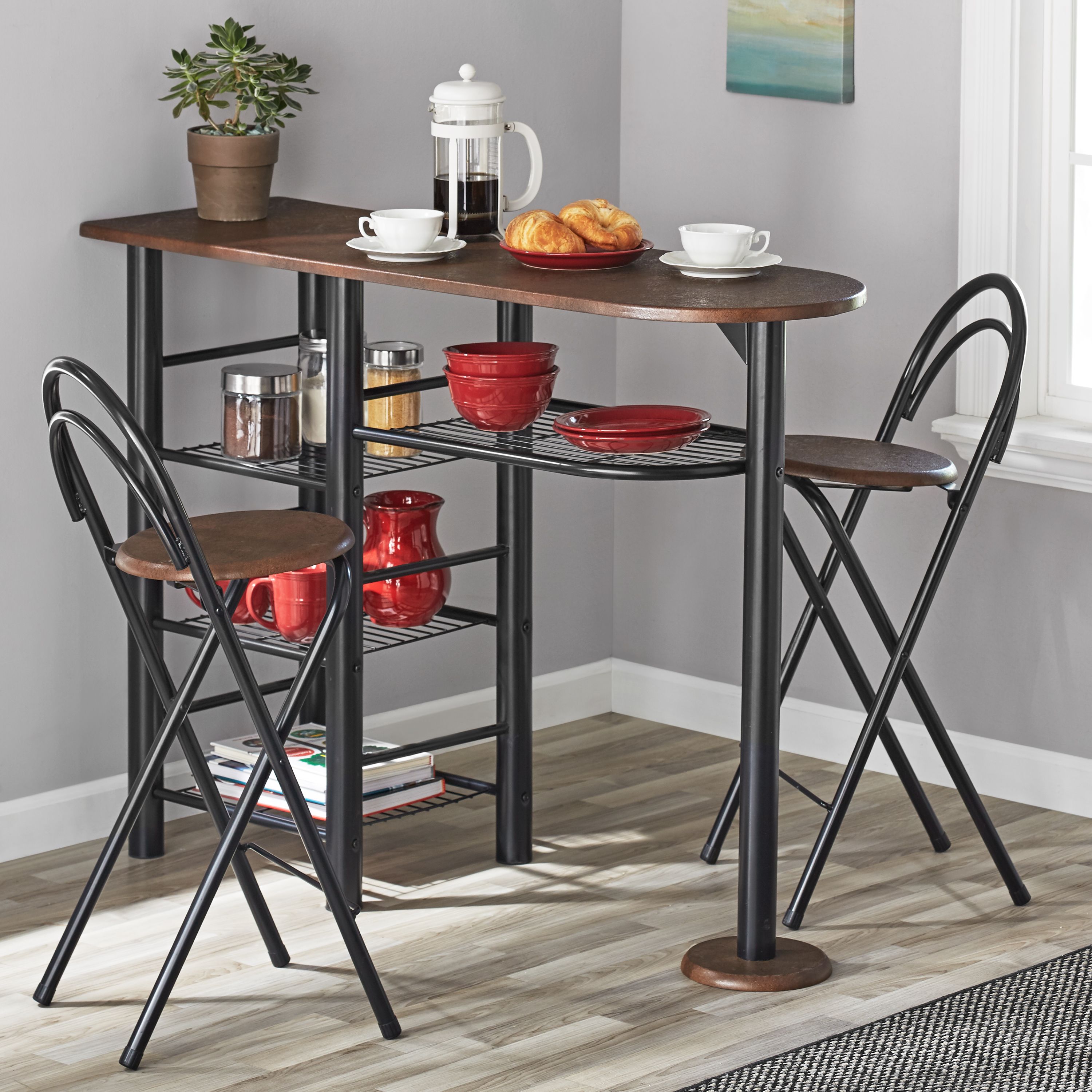 Mainstays 3-Piece Brooklyn Counter Height Dining Set Only $99 Shipped!