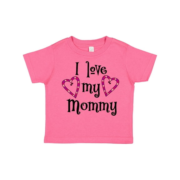 Inktastic I Love My Mommy Hearts Boys or Girls Toddler T-Shirt