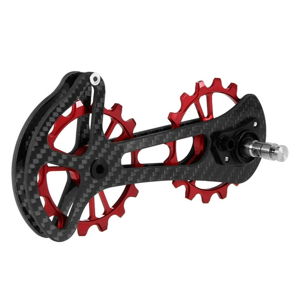 16T Bicycle Bike Ceramic Bearing Jockey Pulley Wheel Set Carbon Fiber