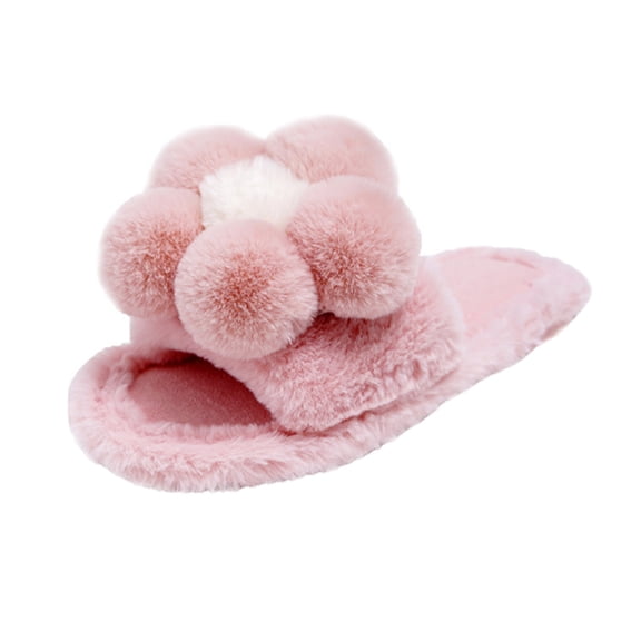 Vedolay Slippers for Women Indoor Soft Plush Lightweight House Slippers Cozy Trendy Slip-On Slipper Pink,41