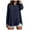 A1-Dark Blue, variant on Womens Button Down Shirts Long Sleeve Dress Linen Shirts Casual Collared Cotton Button Up Blouses Oversized Tops with Pockets White, S