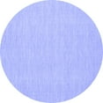 thumbnail image 1 of Ahgly Company Indoor Round Abstract Blue Contemporary Area Rugs, 7' Round, 1 of 4