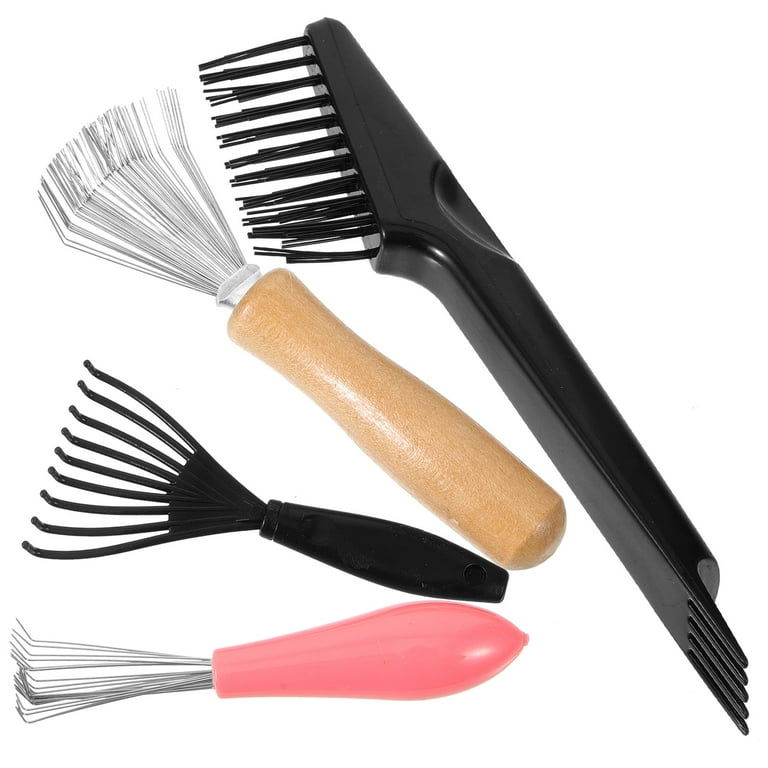 4Pcs Brush Brush Cleaner Tool Hair Remover for Cleaning Removing