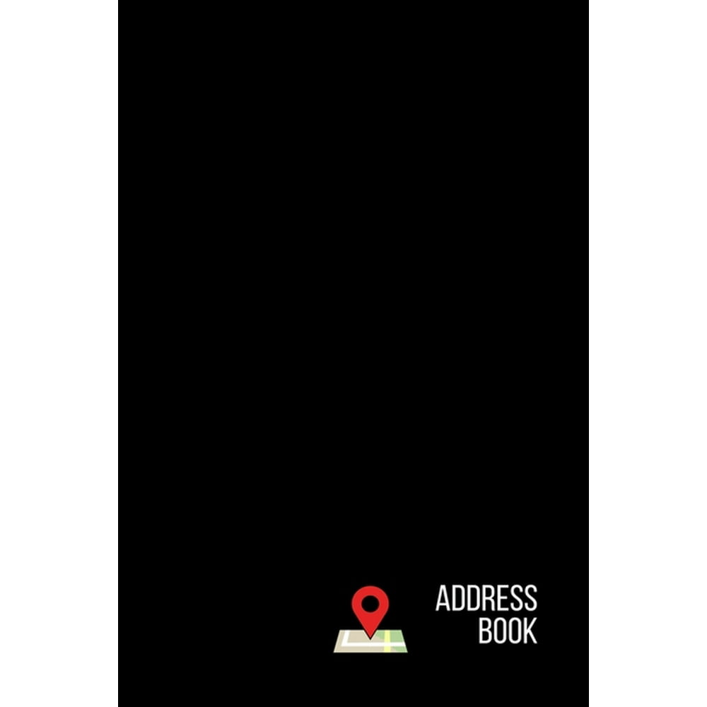 Address Book Small Black Cover Address Book Small with Alphabet