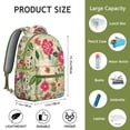 thumbnail image 6 of Ethnic Boho Backpack for Women - Vintage Tribal Print, 17" Laptop Compartment, Heavy Duty Fabric, Perfect for School, Work, & Commuting in Style, 6 of 6