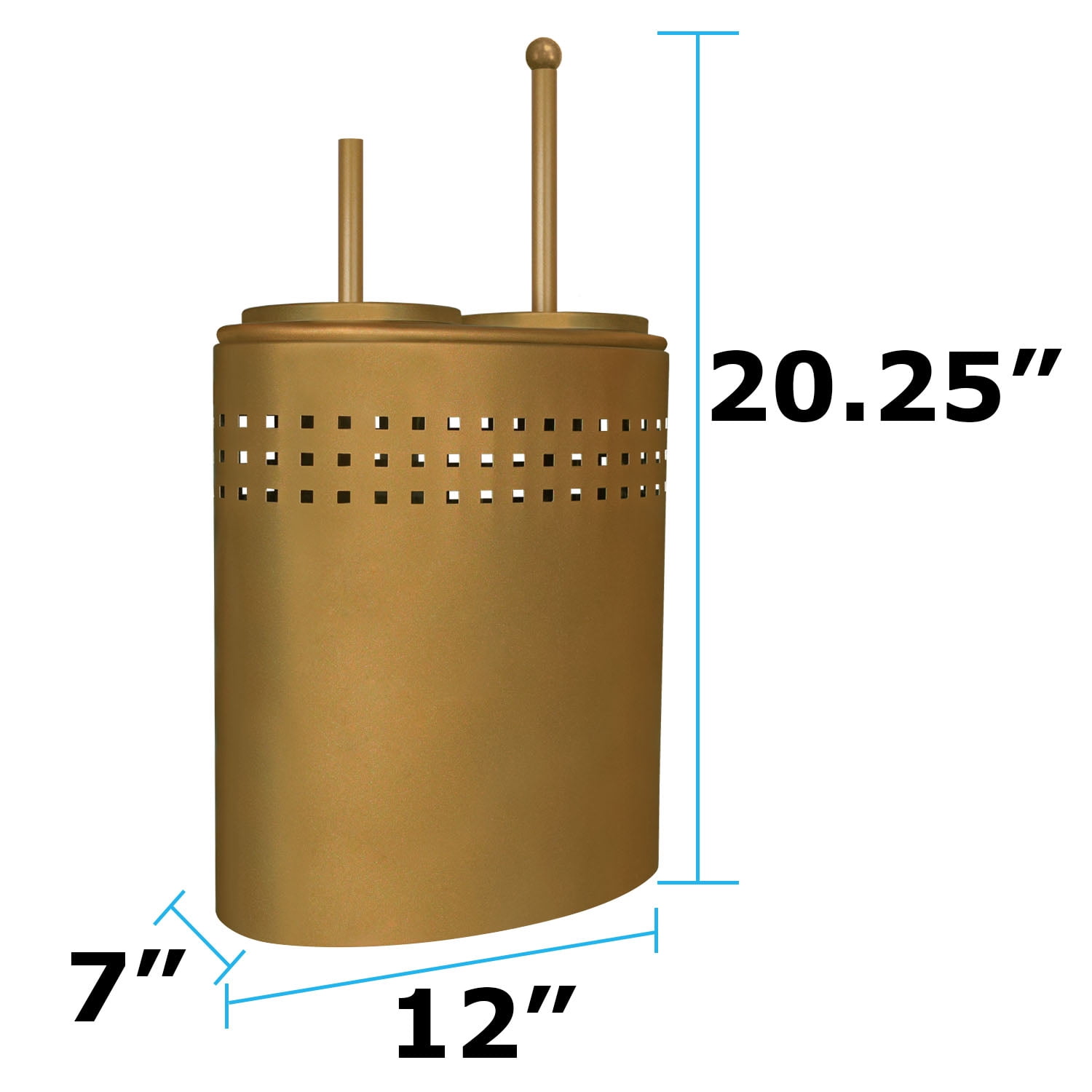 Toilet Brush and Plunger Set Toilet Plunger Toilet Brush Combo Brushed Gold