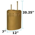 thumbnail image 3 of Toilet Brush and Plunger Set Toilet Plunger Toilet Brush Combo Brushed Gold, 3 of 7