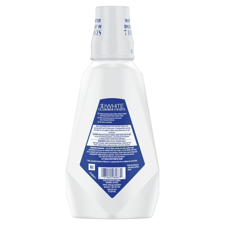 Crest 3D White Glamorous White Alcohol Free Multi Care Whitening