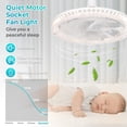 thumbnail image 6 of Laybasic Acrylic LED Socket Ceiling Fan with Remote Control, 6 of 9