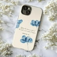 thumbnail image 5 of Isaiah 60:22 Phone Case, Blue Watercolor Floral Christian Scripture Cover for iPhone 17 16 15 14 13 12 11 Plus Pro Max Mini, 5 of 6