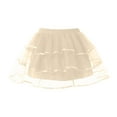 thumbnail image 4 of Ediodpoh Women's Tutu Skirt Solid Color Carnival Puffy Mesh Skirt for Stage Performance and Party Skirts for Women Beige M, 4 of 5