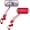 red, variant on Mirrors for Handlebar, A Pair of 360 Adjustable Rotation  Mirrors Handlebar Rearview Mirror,  Cycling Rear View Mirrors Mountain  Mirror-Sliver