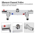 thumbnail image 6 of Chrome-Plated Thermostatic Shower Faucet Mixing Control Valve for Bathroom, 6 of 8