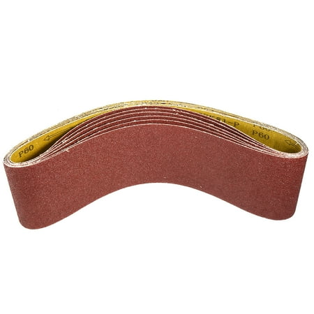

Uxcell 4 x 36 60 Grit Lapped Joint Aluminum Oxide Sanding Belts 6 Pack