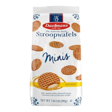 Daelmans Mini Honey Stroopwafel Bag 7.04 oz. Pack of 2