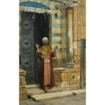 thumbnail image 3 of Ludwig Deutsch 11x14 Black Modern Framed Museum Art Print Titled - At the Door of the Mosque (1886), 3 of 5