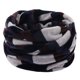 thumbnail image 5 of Bufanda de punto de doble capa de un solo anillo para hombre y mujer con cuello de felpa corto y cálido estampado de otoño e invierno, 5 of 5