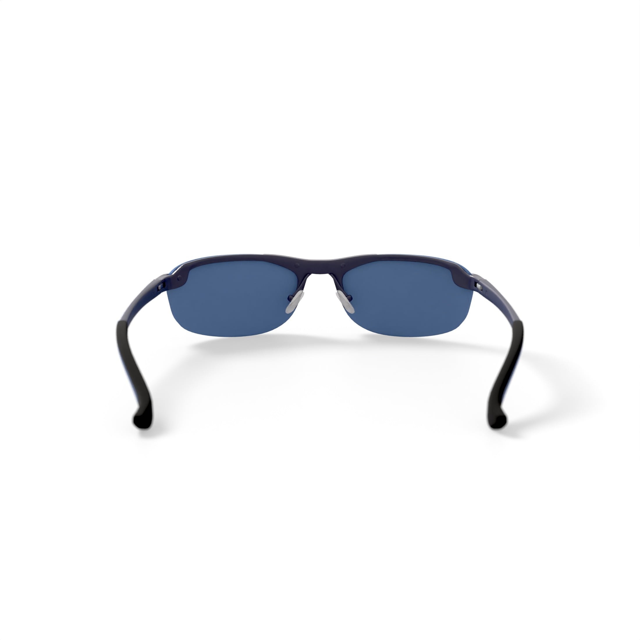 Octo Tidal Wave Polarized Sunglasses, Gray, Wrap, Metal, 67-10-125, with Case