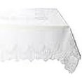 thumbnail image 3 of Imperial Embroidered Vintage Lace Design 70" X 120" Oblong/Rectangle Tablecloth in Cream, 3 of 3