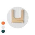 thumbnail image 2 of Soporte para secador de pelo Soporte de almacenamiento montado en la pared Soporte para secador de pelo plegable para baño en casa, Blanco Kearding HA007684-01B, 2 of 6